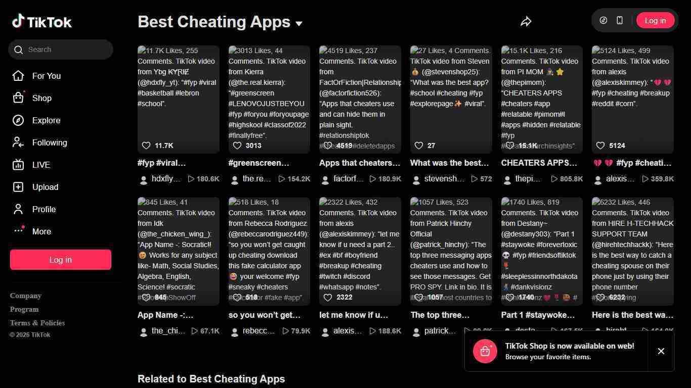 Best Cheating Apps | TikTok